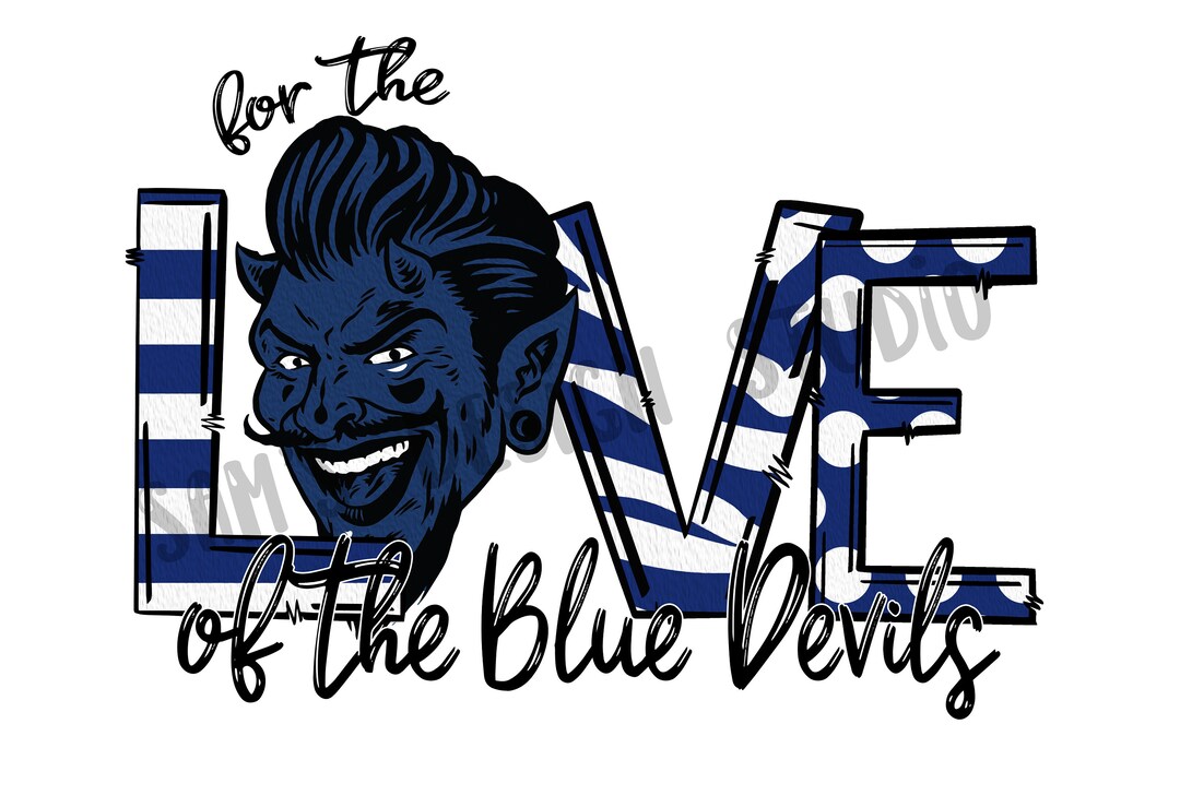 Blue Devils PNG , Devils Sublimation Designs Downloads, Sublimation PNG ...