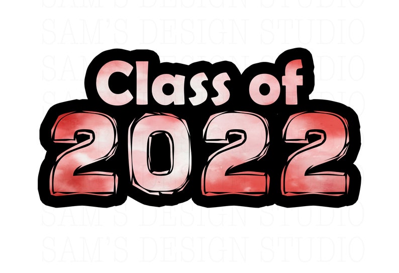 Red and Black Class of 2022 PNG Class of 2022 Sublimation - Etsy