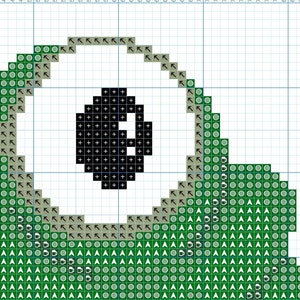 Frog Cross Stitch Pattern: Modern Xstitch Chart for Embroidery Hoop Art ...