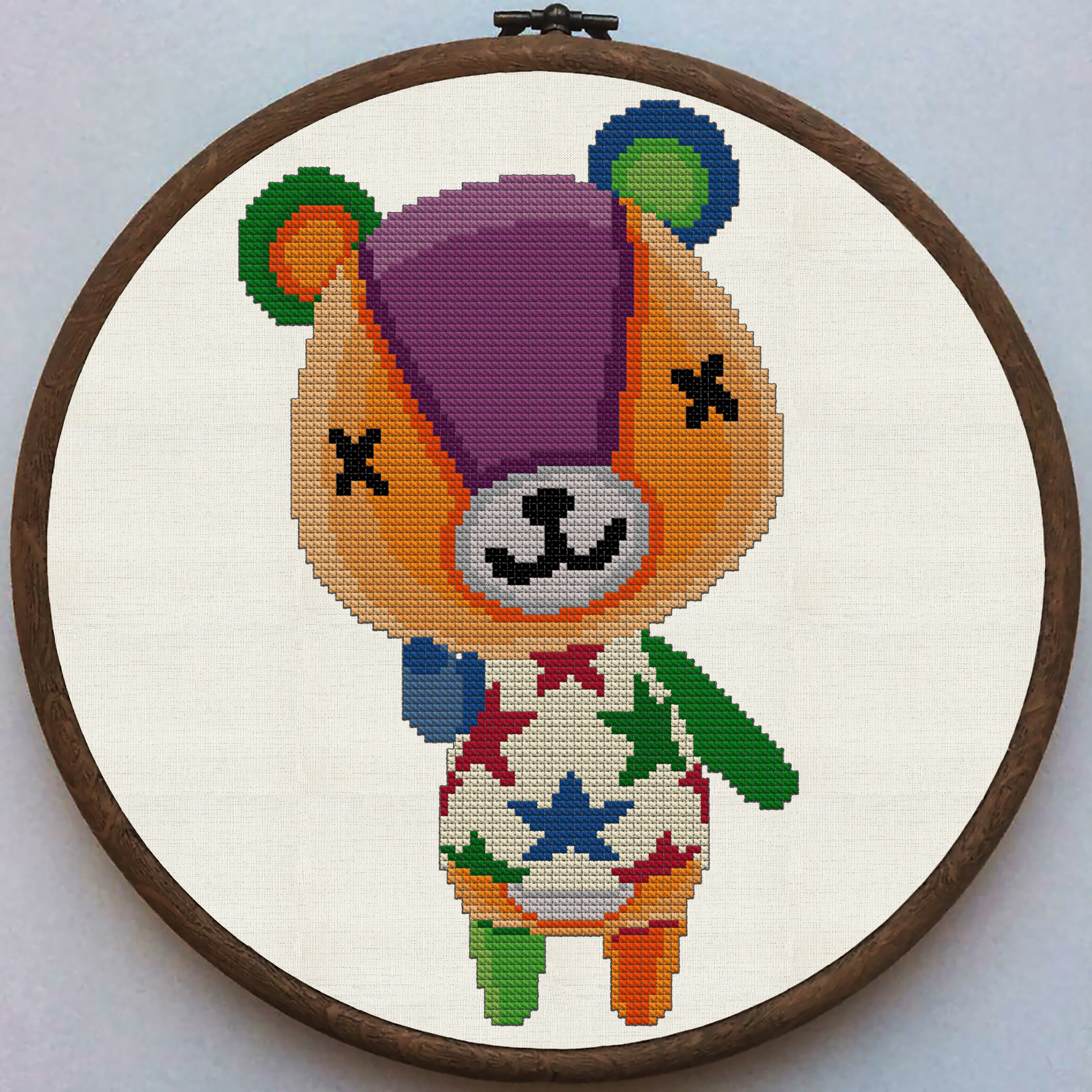 Animal Crossing Stitches cross stitch pattern PDF cute Etsy