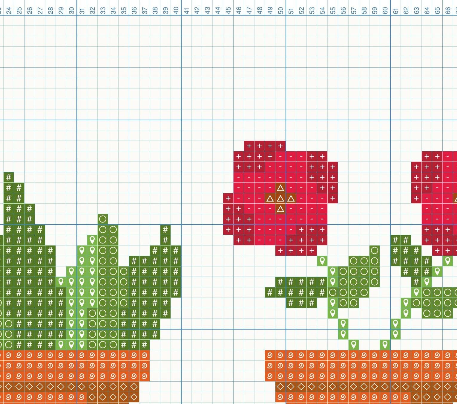 Home Plants in the Flowerpots Cross Stitch Pattern PDF Floral | Etsy