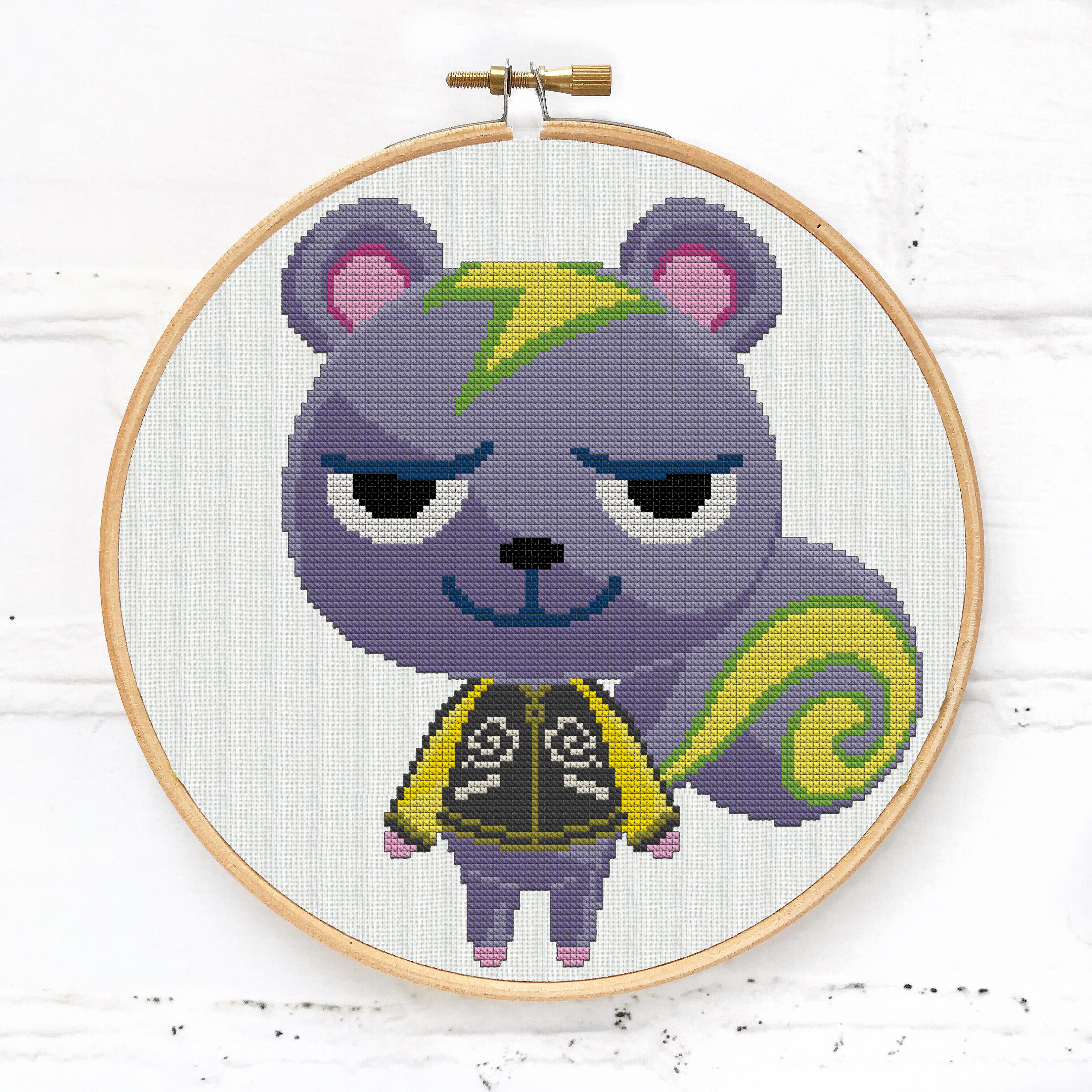 Animal crossing New Horizons cross stitch pattern PDF Static Etsy