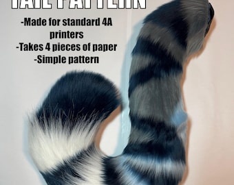 Big cat tail pattern (digital download)