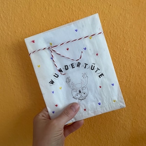Überraschungs-Wundertüte-Postkarten-Set | Aquarell Kunstdruck | A6 | Psychologische Postkarte