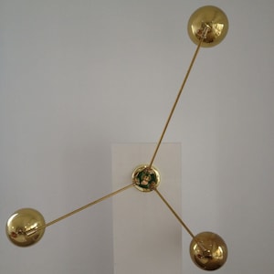 SCONCE CEILING Lights Brass Globe MOUILLE Ceiling Light Sconce Lamp Mid Century Arteluce Eames Stilnovo Deco 50s 60s Atomic