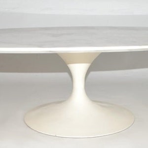 1964 KNOLL Oval SAARINEN Coffee TABLE -  Early Production Model - Signed & Dated - Mid-Century Eames 50s 60s Modern