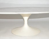 1964 KNOLL Oval SAARINEN Coffee TABLE - Early Production Model - Signed Dated - Mid-Century Eames 50s 60s Modern