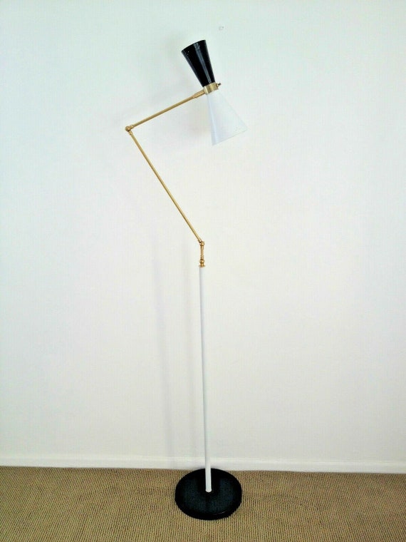 Hourglass Floor Lamp Adjustable Mid Century Arteluce Eames Adjustable Mid Century Arteluce Eames