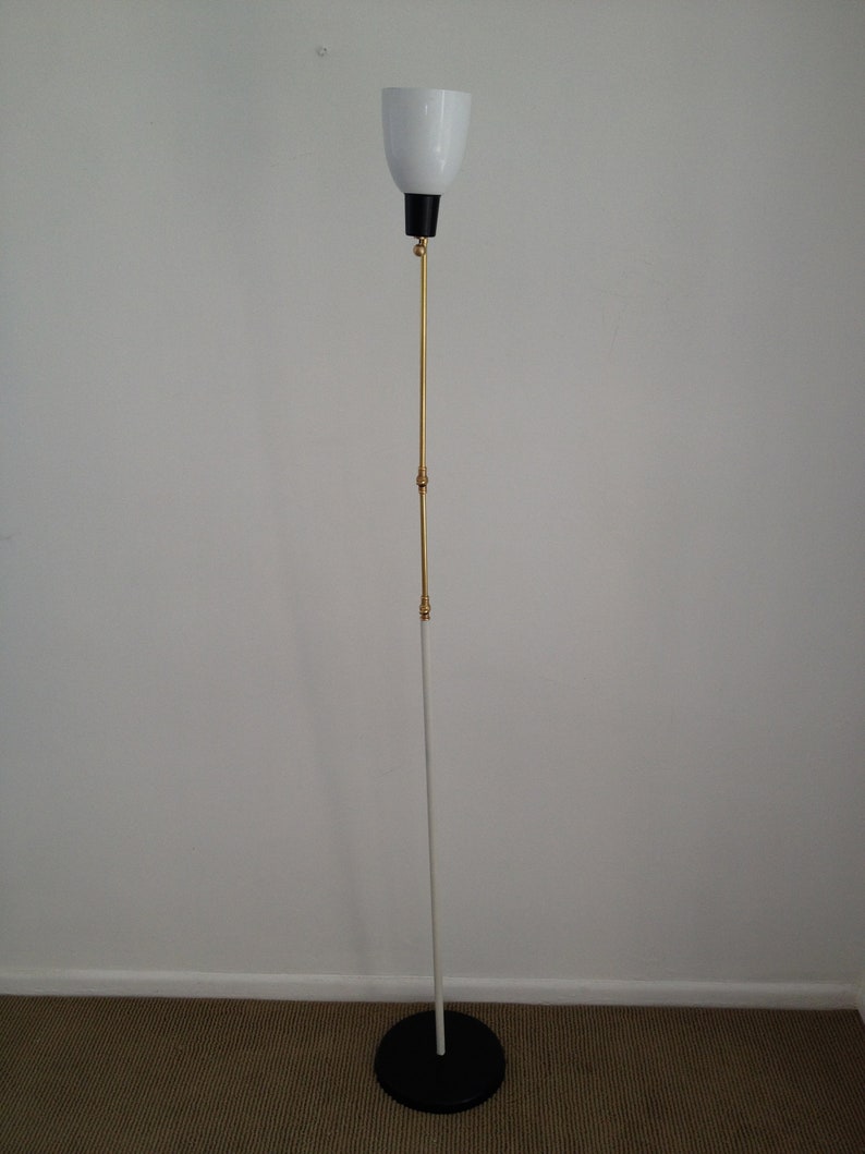 Z FLOOR LAMP MARBLE Base Midcentury Arteluce Eames Stilnovo Deco