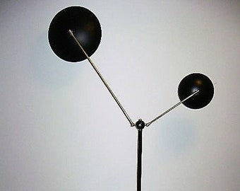 SEMAPHORE Lolipop FLOOR LAMP Adjustable Mid Century Arteluce Eames Stilnovo Deco 50s 60s Atomic