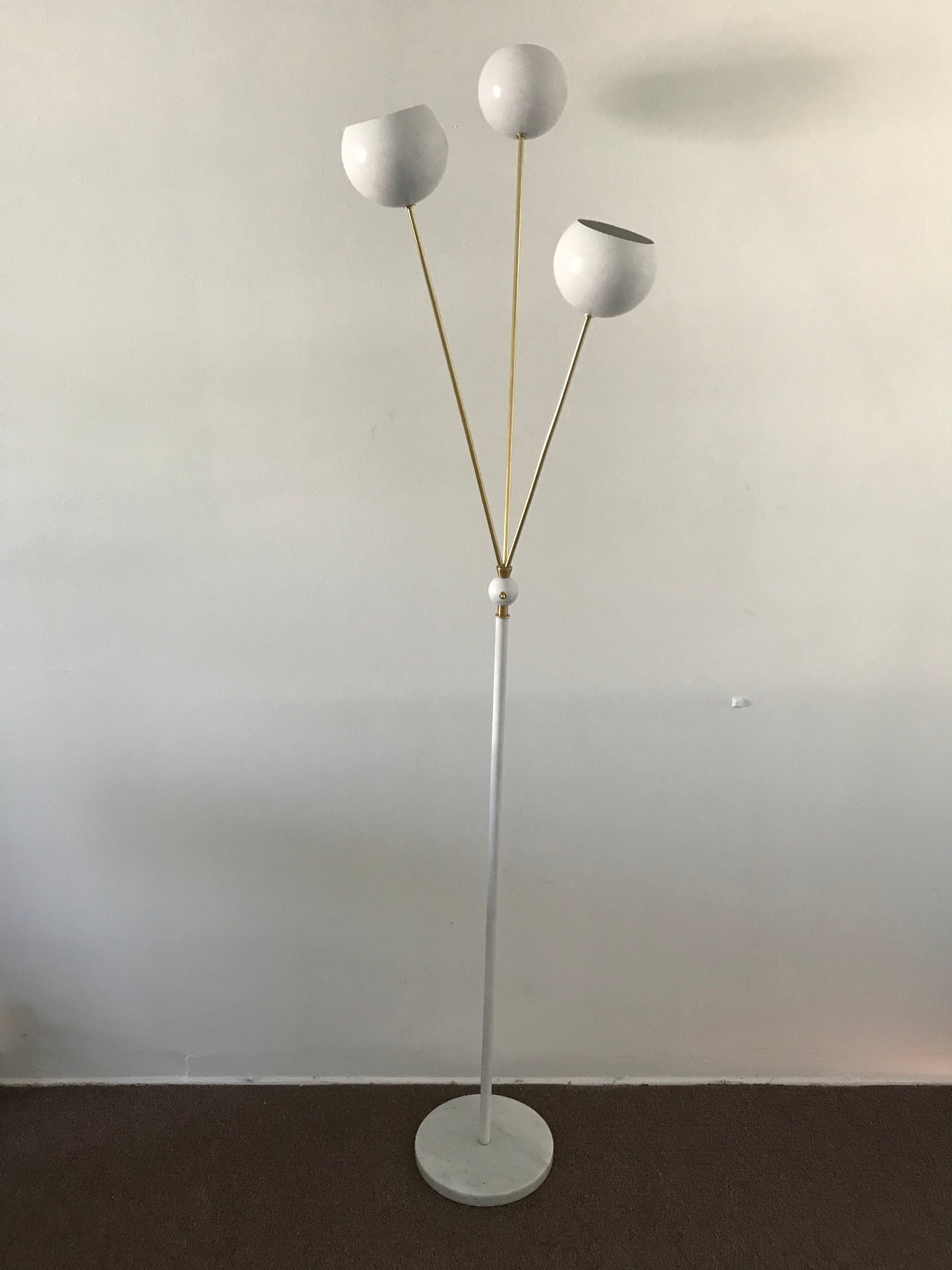 Eames BALOON FLOOR LAMP MARBLE BASE Arteluce MID-CENTURY Stilnovo EAMES Deco ELEGANT 