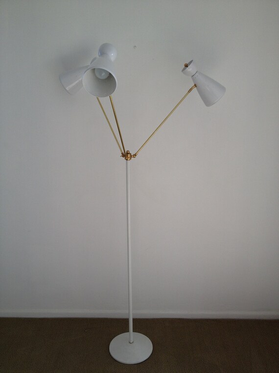 Adjustable Floor Lamp W Movable Arms White Mid Century Adjustable Floor Lamp W Movable Arms