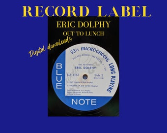 Eric Dolphy - Out to Lunch label photo