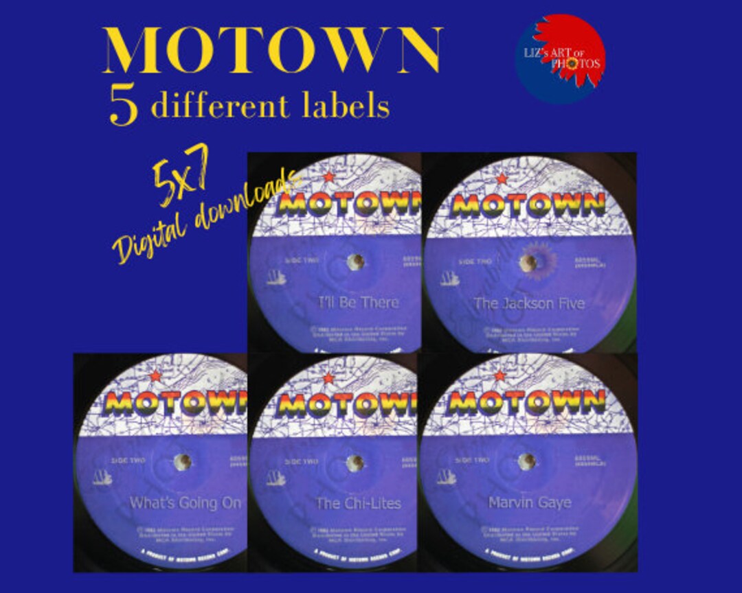 5 Motown Record Labels Digital - Etsy