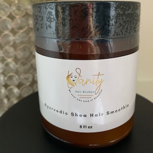Ayurvedic Hair Smoothie - Hair Moisturizer - Raw Shea Butter - Hair Growth Butter - Natural Hair Care Products - All Hair Types