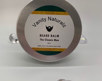 Beard Balm - Classic Man - Beard Butter - Beard Grooming - Beard Conditioner - Beard Care - Handmade - Wholesale - Natural Hair Products