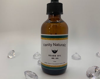 Men Beard Oil - Mr. GQ - Hair Growth Oil - Beard Grooming Kit - Beard Care Kit - Natural Beard Oil - Natural Hair Products