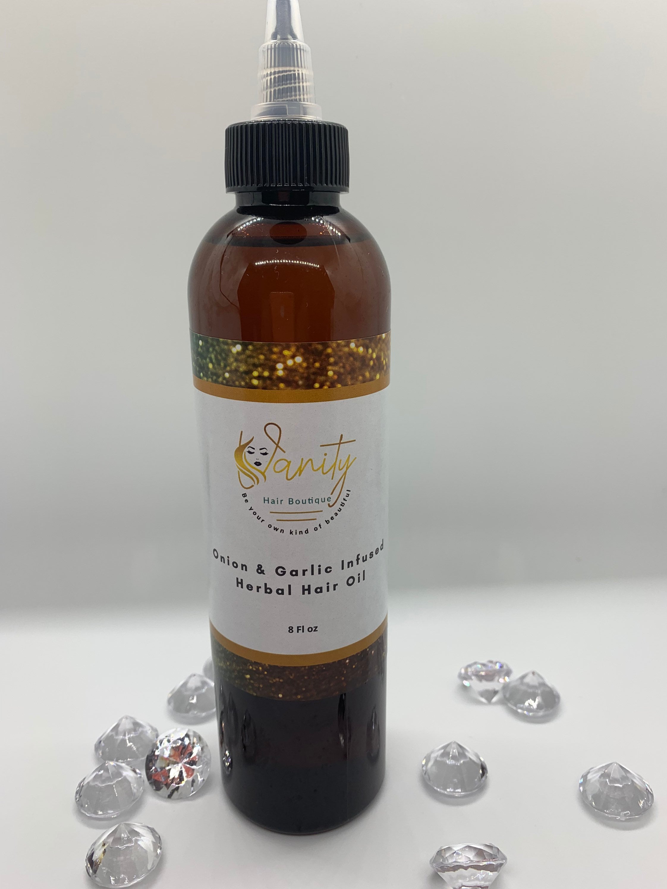 Hair Growth Oil Onion and Garlic Herbal Infused Hair Oil Fenugreek Calendula Flowers Hair