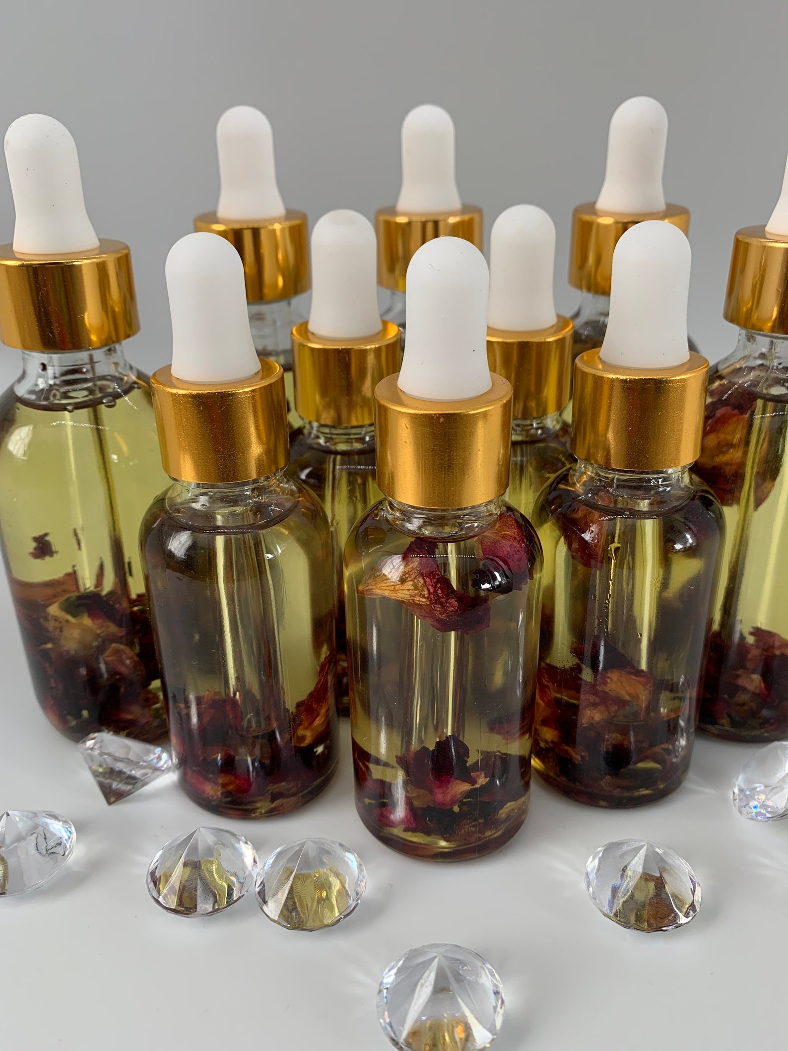 Rose Oil Face Serum Organic Facial Oil Rosehip Oil Etsy