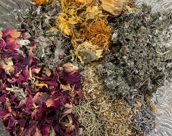 Rejuvenating Yoni Steam - 2.5oz - Herbal Blend - Feminine Care - Natural Feminine Hygiene - Motherwort - Mugwort - Calendula - Yarrow Flower