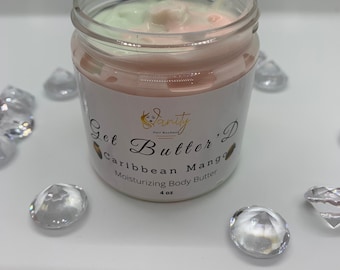 Moisturizing Body Butter - Caribbean Mango - Handmade Body Butter - Whipped Body Butter Butter - Raw Shea Butter - Wholesale Skincare