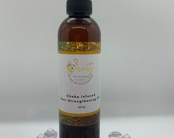 Hair Growth Oil - Chebe Infused Hair Strengthening Oil - Fenugreek - Hair Treatment - Hair Moisturizer