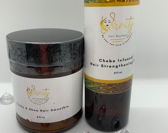 VHN Dynamic Duo Set - Hair Smoothie and Hair Oil - Hair Moisturizer - Hair Growth Oil - Natural Hair Products - All Hair Types