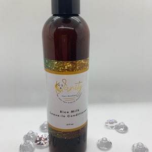 Fermented Rice Milk Leave-In Conditioner - Rice Water - Hair Moisturizer - Hair Growth  - Natural Hair Care - Raw Shea Butter - Handmade