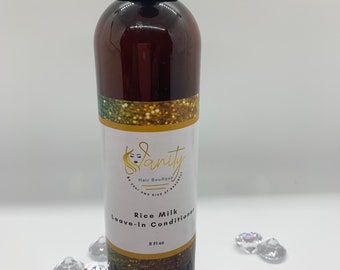 Fermented Rice Milk Leave-In Conditioner - Rice Water - Hair Moisturizer - Hair Growth  - Natural Hair Care - Raw Shea Butter - Handmade