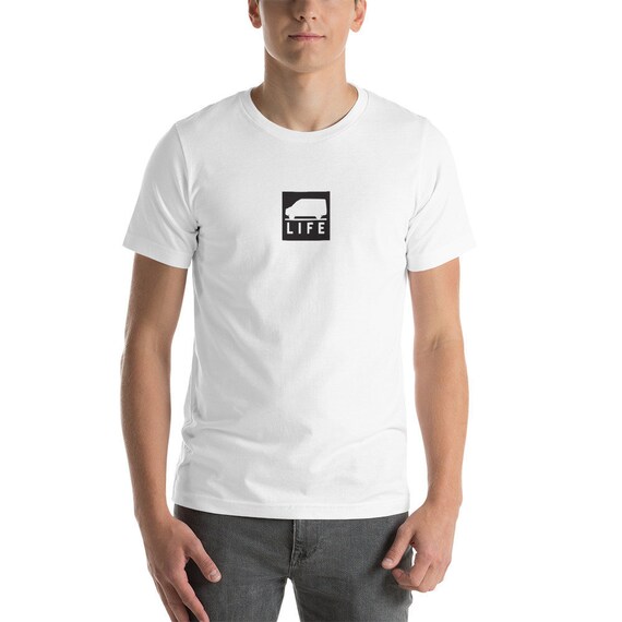 Van Life T Shirt With Minimalist Design Van Life T Shirt With Minimalist Design