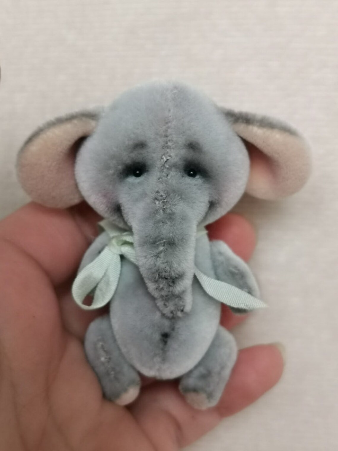 Miniature elephant 255 inch collectible elephant toy for doll Etsy