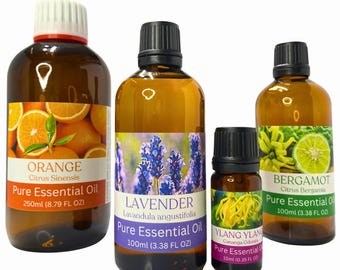 100% Pure Essential Oil: Aromatherapy, Diffuser, Candle & Soap Making