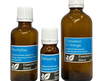 Pure Essential Oil Blends: Aromatherapy Diffuser Oils