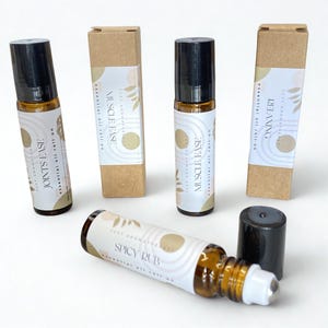 Aromatherapy Essential Oil Roller: Natural Grapeseed Oil Blend