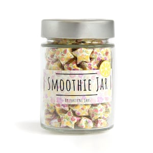 Ricette di frullati in graziose stelle di carta per idee veloci per colazioni o pasti, 100 miscele sane e uniche di frutta, verdura ed erbe aromatiche