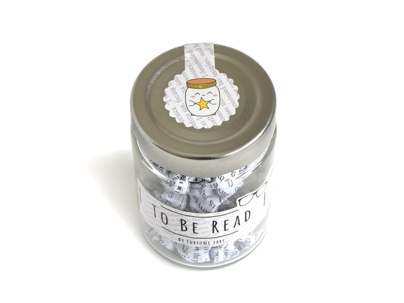 To Be Read  TBR Jar Paper Stars with book titles folded 3d image 2