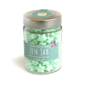 Zen Paper Stars With Wisdom Quotes in a Jar,3d Origami Lucky Stars for ...