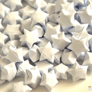 white paper stars