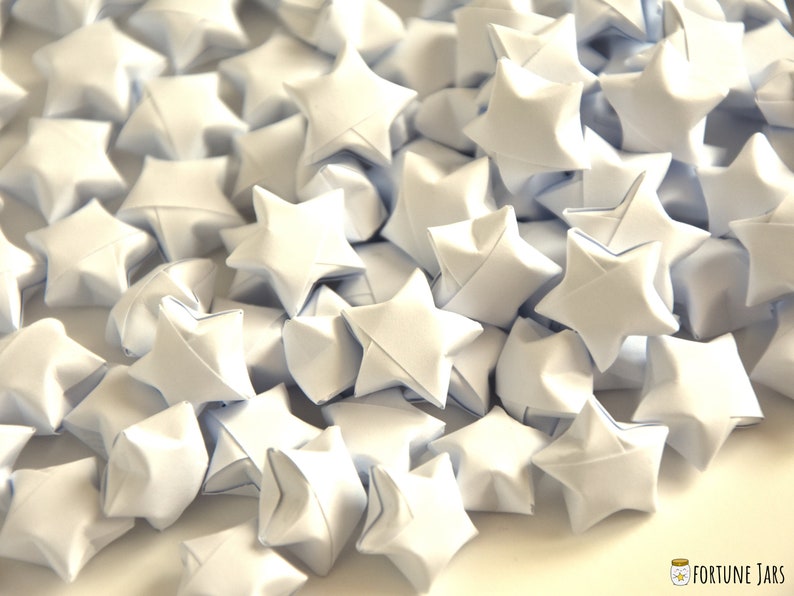 white paper stars