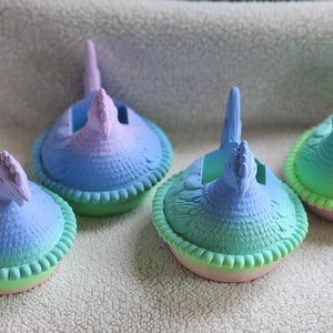 Hen on a nest foaming soap holder imagen 3