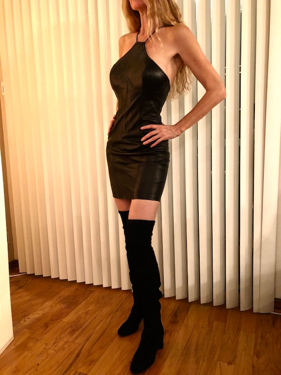 North beach Leather Dress