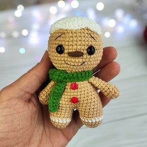 Gingerbread Crochet Pattern,Christmas Crochet Pattern,Christmas ornaments,Gingerbread Man