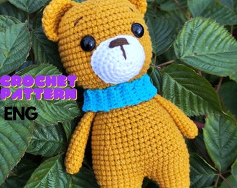 Amigurumi Bear Crochet Pattern: Easy DIY Toy (PDF Pattern)