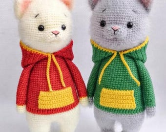 Crochet Cat Doll Pattern: Amigurumi Plush Toy (PDF Pattern)