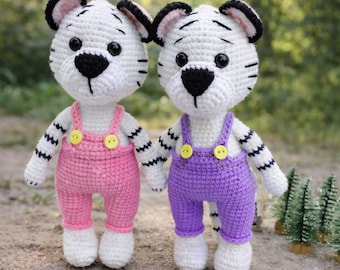 Crochet Tiger Amigurumi Pattern: Plush Toy (PDF Pattern)