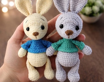 Easy Crochet Bunny Pattern | Amigurumi Plush Toy (PDF Download)