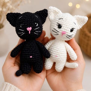 Kitten Crochet Pattern PDF, Amigurumi Cat Pattern, Easy Crochet Cat Tutorial, Cute Cat Plush Pattern, Beginner Crochet, Instant Download image 8