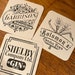 see more listings in the Letterpress Coasters section