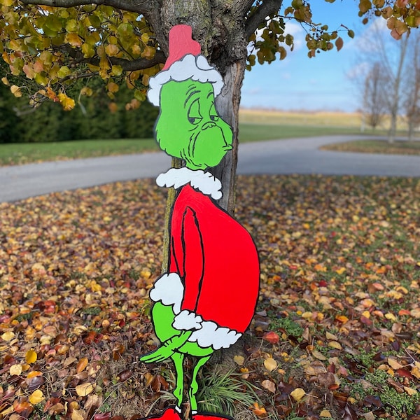 Grinch Cutout Etsy