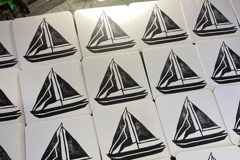SmithMakes Sailboat Coasters